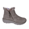 Skechers easy going cool zip taupe laarsje