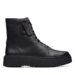 Clarks Torhill style black leather