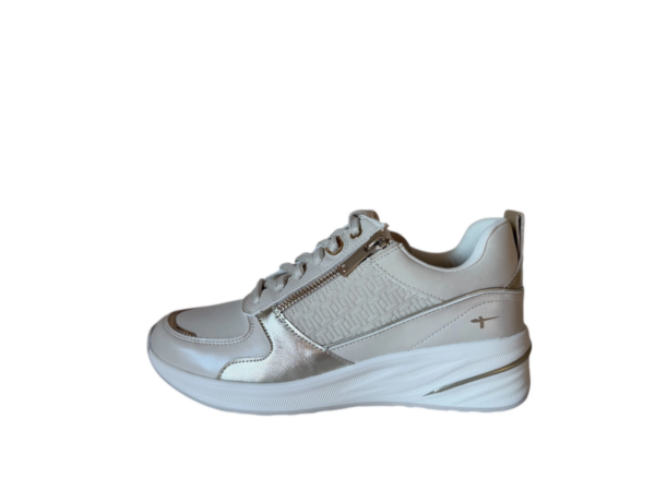 Tamaris Sneaker ivoor/ goud Dames