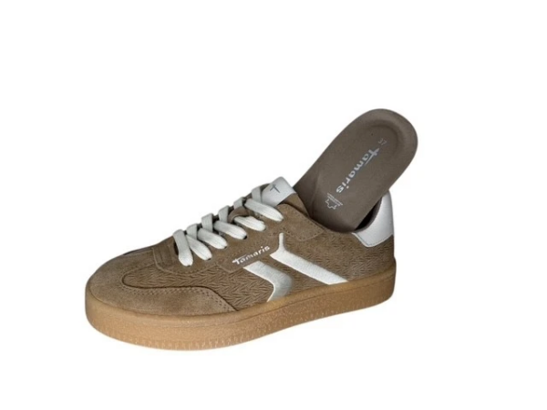 Tamaris Sneaker snake beige