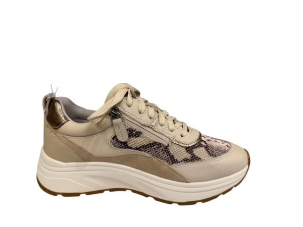 Tamaris Sneaker snake beige Dames