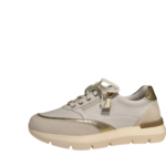 Hassia Bordeaux sneaker wit goud H