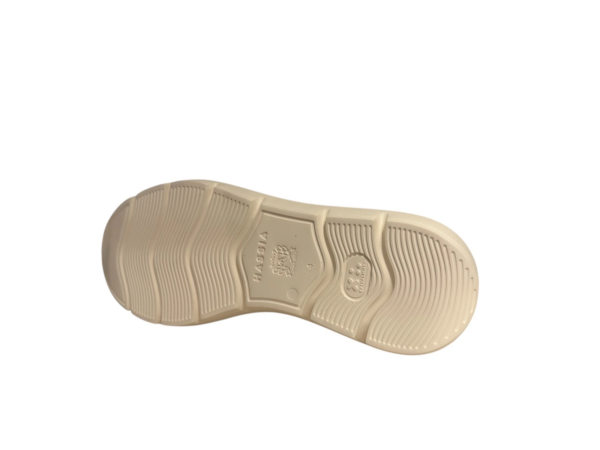 Hassia Bordeaux sneaker wit goud H