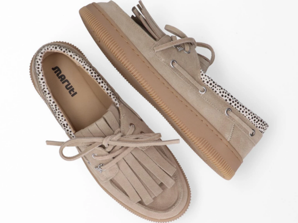 Maruti Shelby suede sand Dames