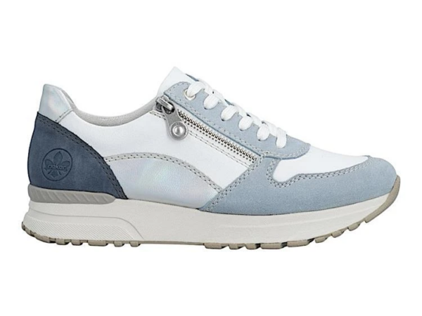Rieker Sneaker blauw wit