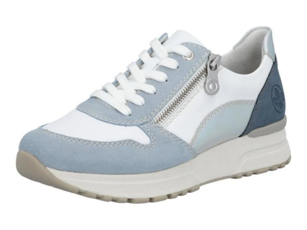 Rieker Sneaker blauw wit