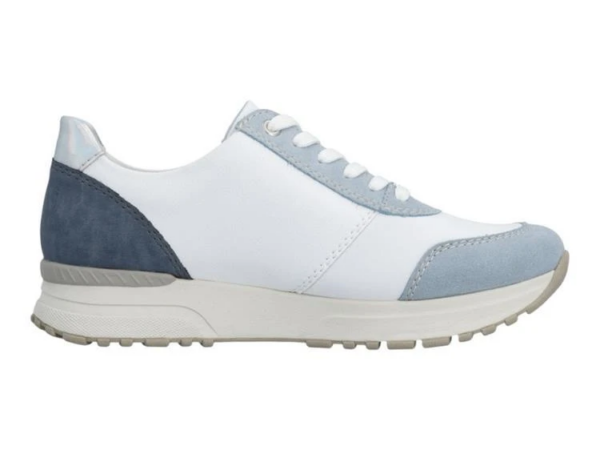 Rieker Sneaker blauw wit