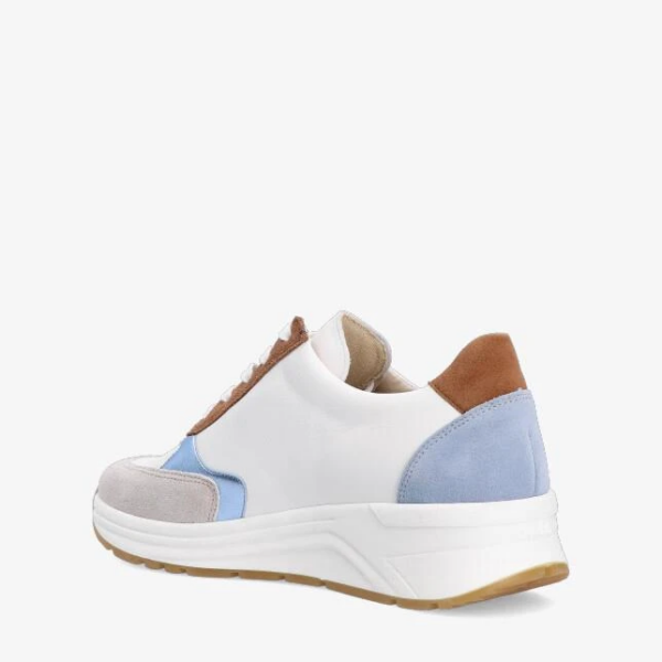 Solidus sneaker blauw bruin wit H