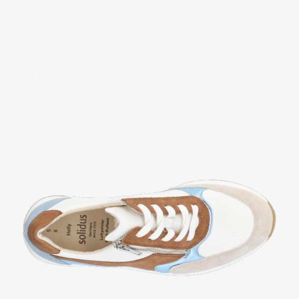 Solidus sneaker blauw bruin wit H