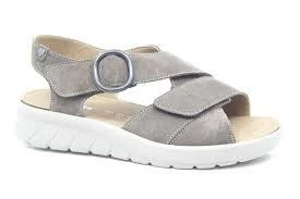 Hartjes Calypso creme velour K sandaal