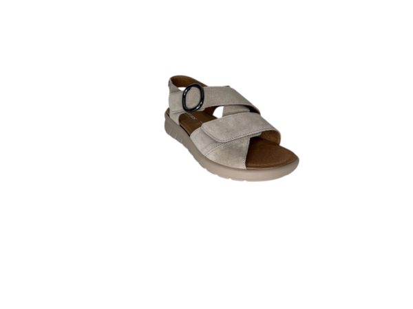 Hartjes Calypso creme velour K sandaal