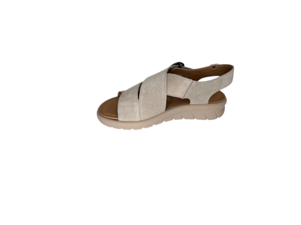 Hartjes Calypso creme velour K sandaal