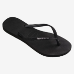 Havaianas Slim glitter preto zwart glitter bandje