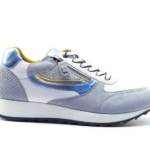 Helioform Sneaker blauw wit goud K