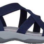 Skechers raggae slim stretch flex blauw