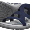 Skechers raggae slim stretch flex blauw