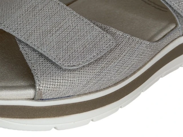 Solidus Greta sandaal wit metallic G