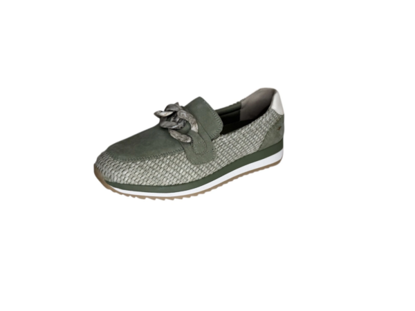Tamaris Moccassin sage groen Dames