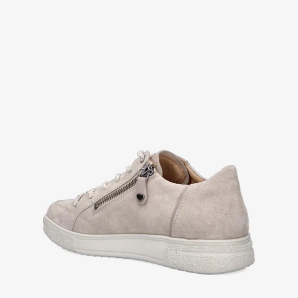 Hartjes Sophie creme aluminium H sneaker