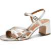 Tamaris Sandaal met hak metallic