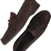 Paul Green moccassin bruin soft suede mocca