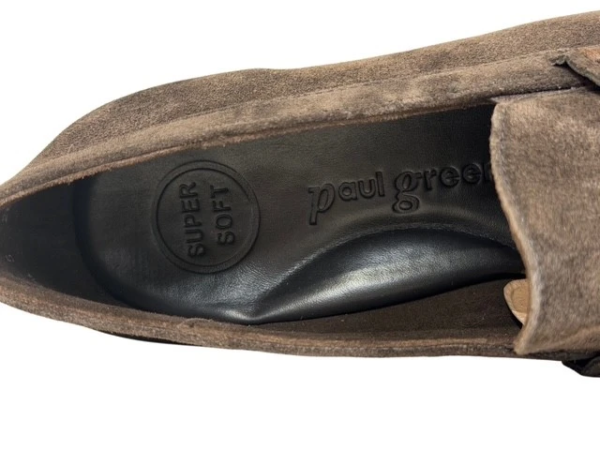Paul Green moccassin bruin soft suede mocca