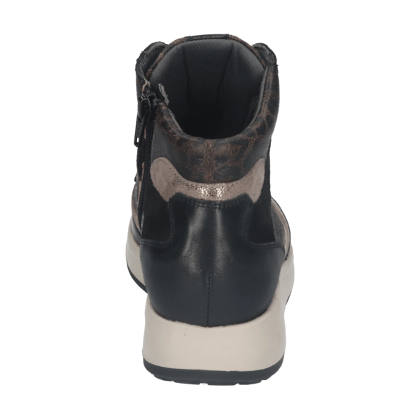 Durea Sneaker zwart smog taupe H