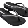 Ipanema anatomic mesh black silver