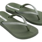 Ipanema anatomic mesh green silver