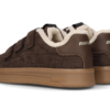 Maruti Yana suede bruin klittenband