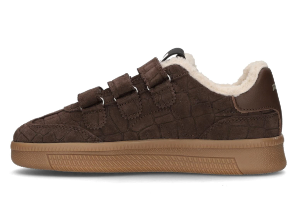 Maruti Yana suede bruin klittenband