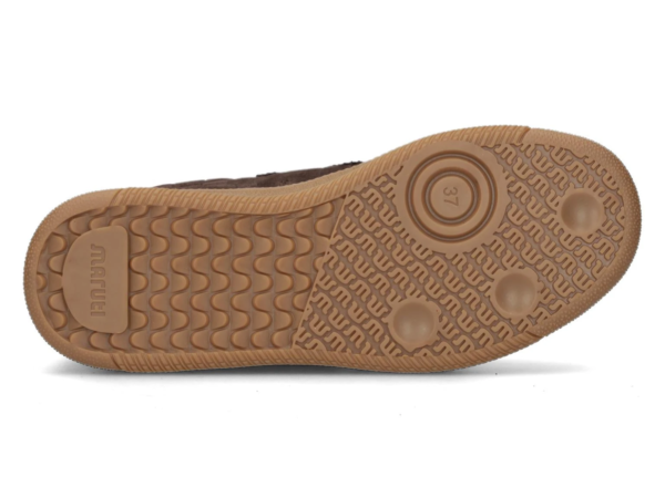 Maruti Yana suede bruin klittenband