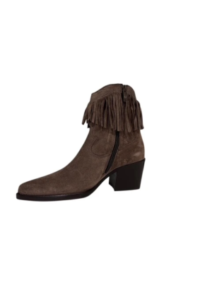 Paul Green Laars bruin soft suede Dames