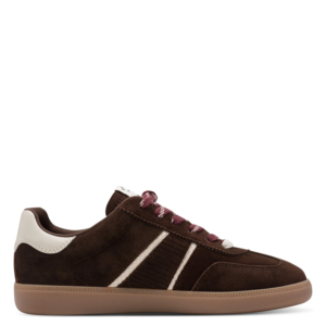 Tamaris Mocca sneaker met striping