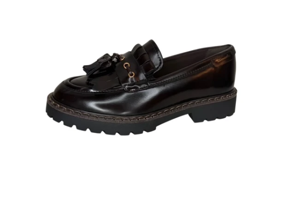 Tamaris Moccassin bruin met flosjes