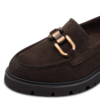 Tamaris Moccassin mocca suede