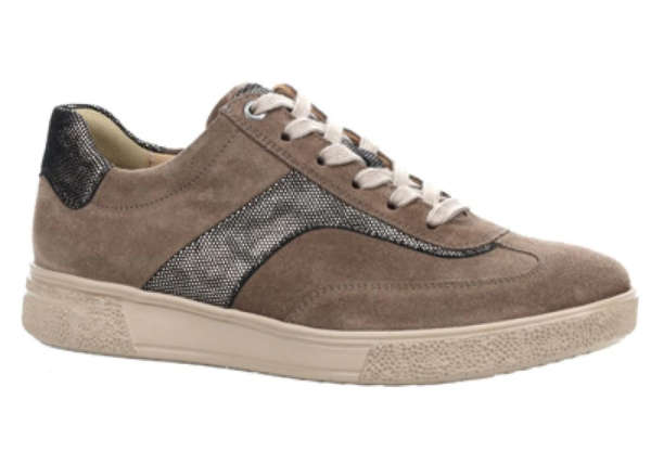 Hartjes Sophie stone bronze velour bruin