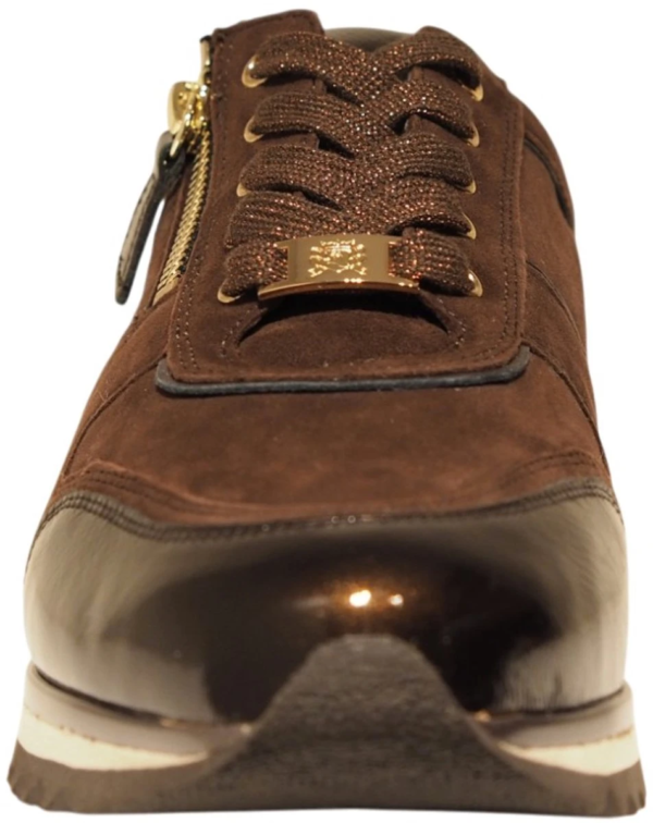 Hassia Porto choc plum bruine sneaker H