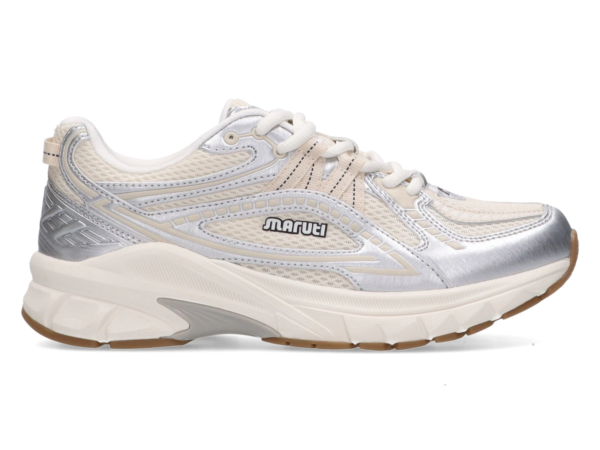 Maruti Nola silver witte sneaker