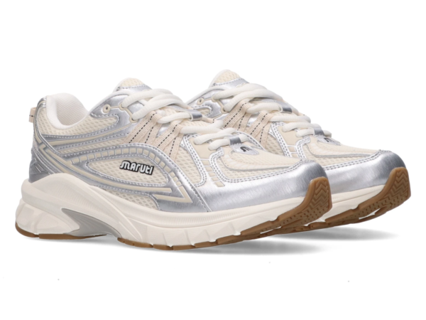 Maruti Nola silver witte sneaker