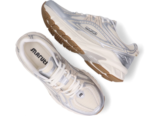Maruti Nola silver witte sneaker