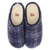 Hot Potatoes Ramsau blauw geruiten pantoffel
