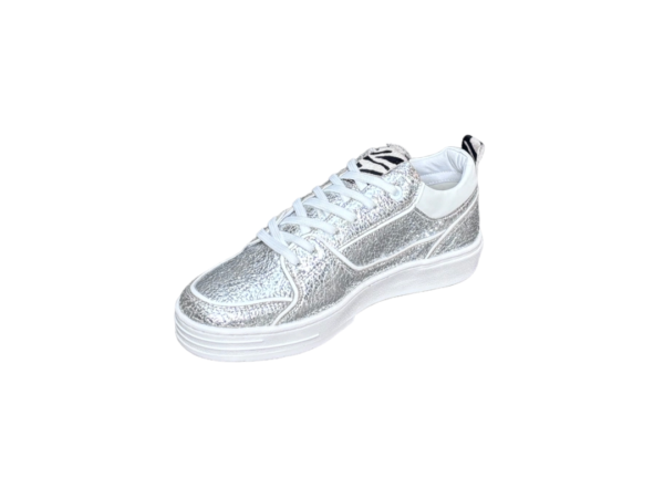 Maruti Anna metallic zilveren sneaker